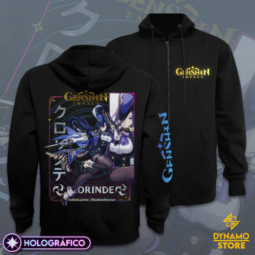 Clorinde - Genshin Impact - Poleron Holográfica - MYTHRIL PRINT