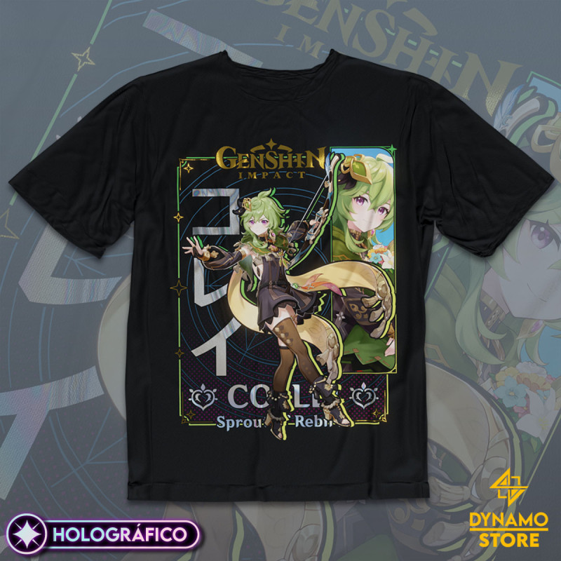 Collei - Genshin Impact - Polera Holográfica - MYTHRIL PRINT