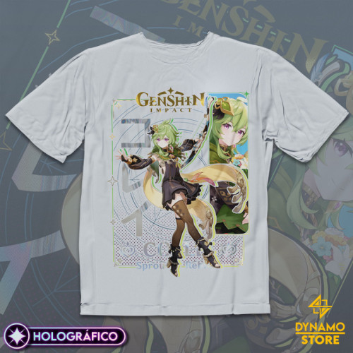 Collei - Genshin Impact - Polera Holográfica - MYTHRIL PRINT
