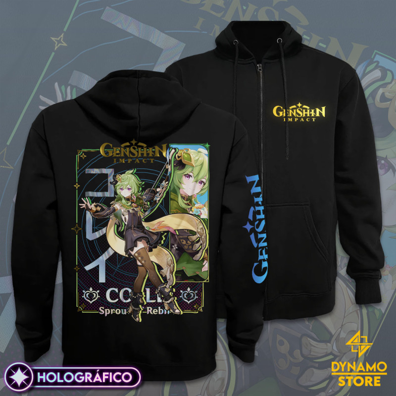 Collei - Genshin Impact - Poleron Holográfica - MYTHRIL PRINT