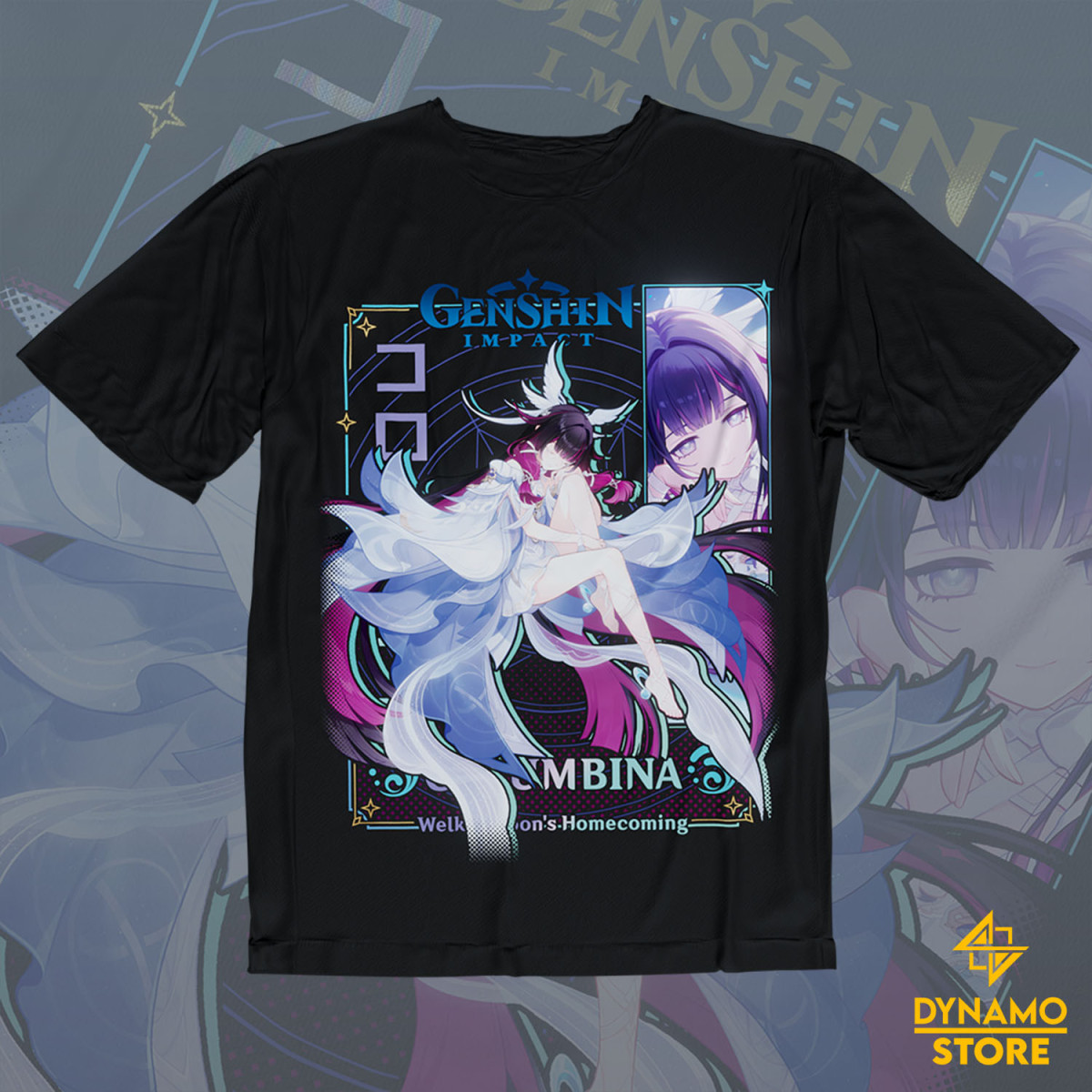 Columbina - Genshin Impact - Polera - MYTHRIL PRINT