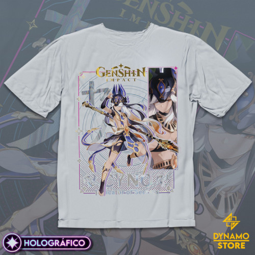 Cyno - Genshin Impact - Polera Holográfica - MYTHRIL PRINT