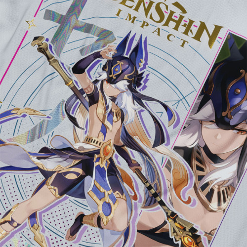 Cyno - Genshin Impact - Polera Holográfica - MYTHRIL PRINT