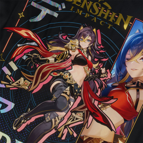 Dehya - Genshin Impact - Polera Holográfica - MYTHRIL PRINT