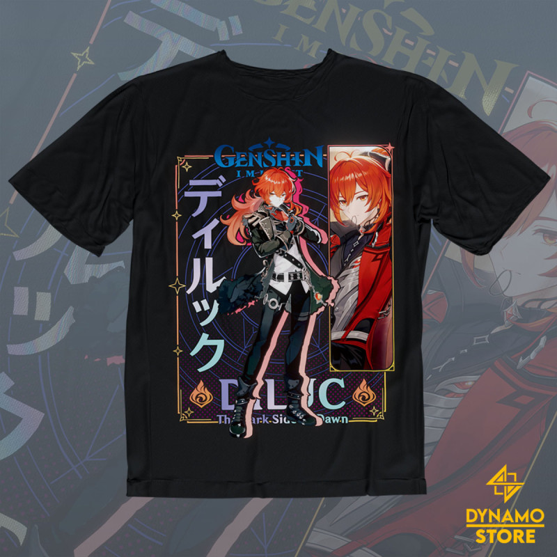 Diluc - Genshin Impact - Polera - MYTHRIL PRINT