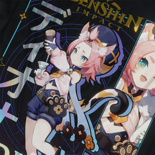 Diona - Genshin Impact - Polera Holográfica - MYTHRIL PRINT