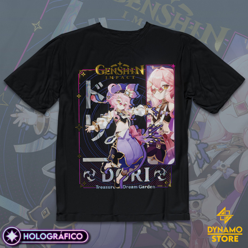 Dori - Genshin Impact - Polera Holográfica - MYTHRIL PRINT