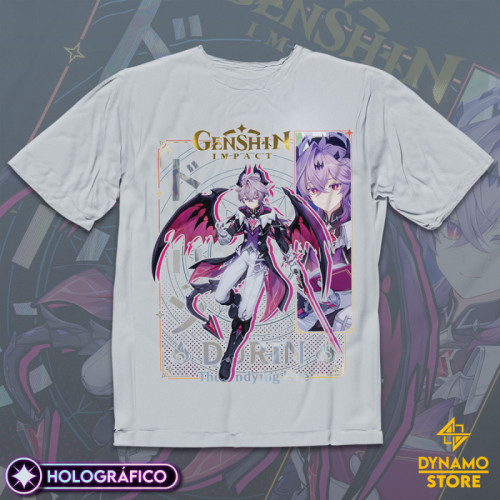 Durin - Genshin Impact - Polera Holográfica - MYTHRIL PRINT