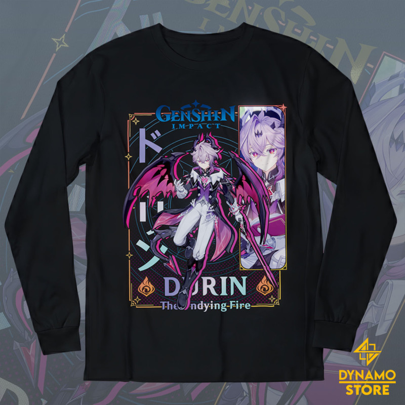 Durin - Genshin Impact - Polera Manga Larga - MYTHRIL PRINT