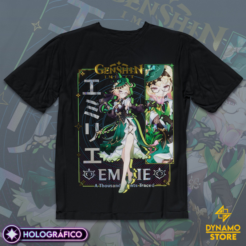 Emilie - Genshin Impact - Polera Holográfica - MYTHRIL PRINT