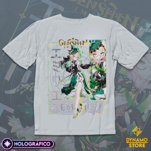 Emilie - Genshin Impact - Polera Holográfica - MYTHRIL PRINT