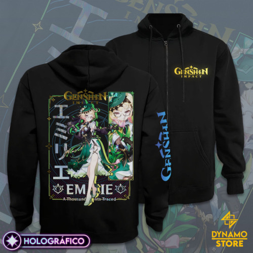 Emilie - Genshin Impact - Poleron Holográfica - MYTHRIL PRINT