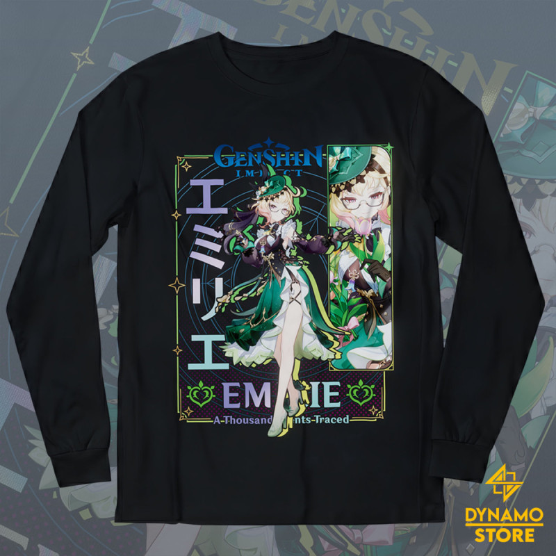 Emilie - Genshin Impact - Polera Manga Larga - MYTHRIL PRINT