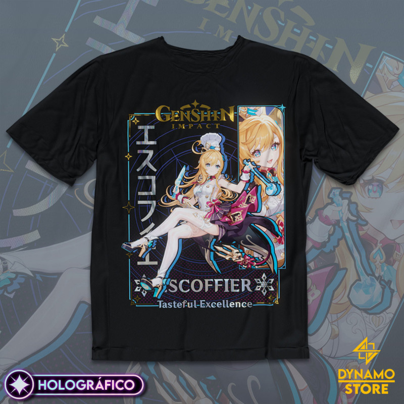Escoffier - Genshin Impact - Polera Holográfica - MYTHRIL PRINT