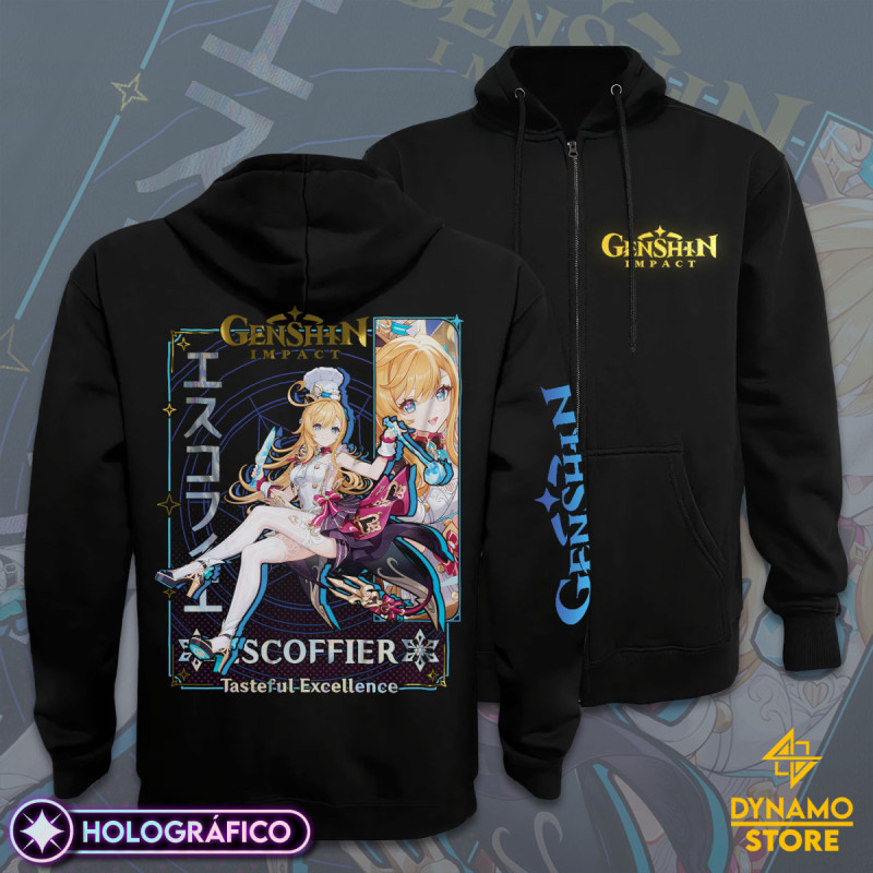 Escoffier - Genshin Impact - Poleron Holográfica - MYTHRIL PRINT