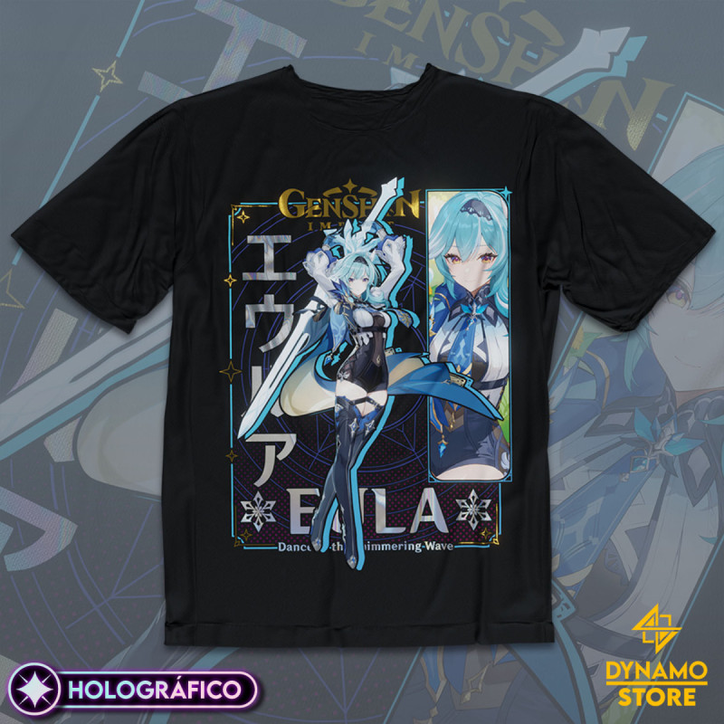 Eula - Genshin Impact - Polera Holográfica - MYTHRIL PRINT