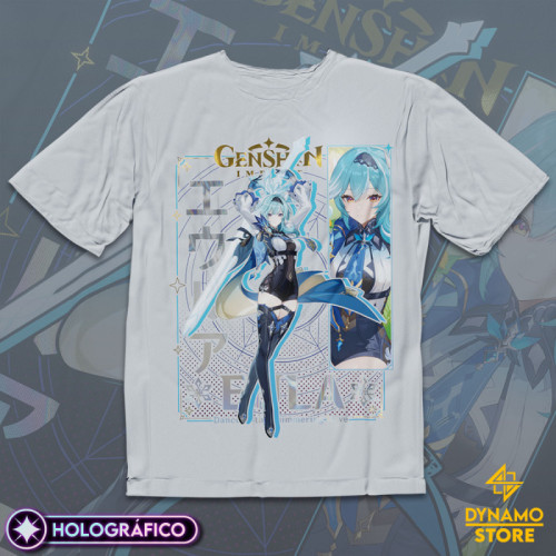 Eula - Genshin Impact - Polera Holográfica - MYTHRIL PRINT