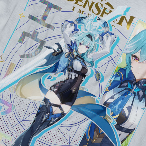 Eula - Genshin Impact - Polera Holográfica - MYTHRIL PRINT