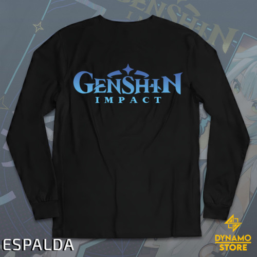 faruzan - Genshin Impact - Polera Manga Larga Holográfica - MYTHRIL PRINT