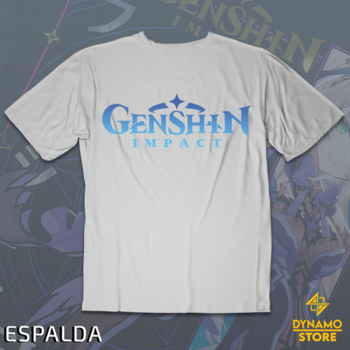 Fischl - Genshin Impact - Polera Holográfica - MYTHRIL PRINT