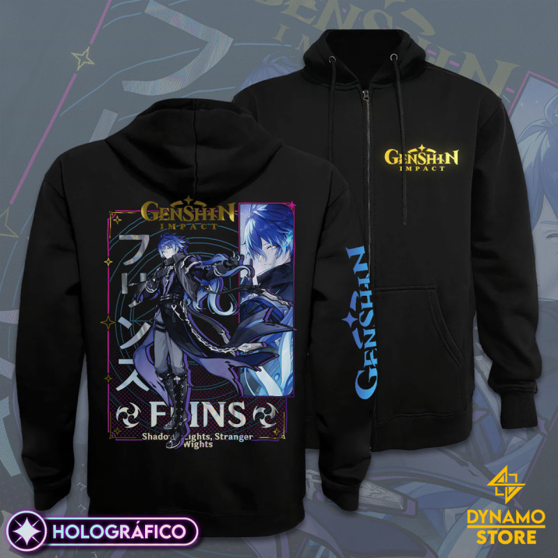 Flins - Genshin Impact - Poleron Holográfica - MYTHRIL PRINT