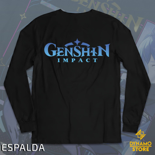 Flins - Genshin Impact - Polera Manga Larga Holográfica - MYTHRIL PRINT