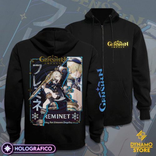 Freminet - Genshin Impact - Poleron Holográfica - MYTHRIL PRINT