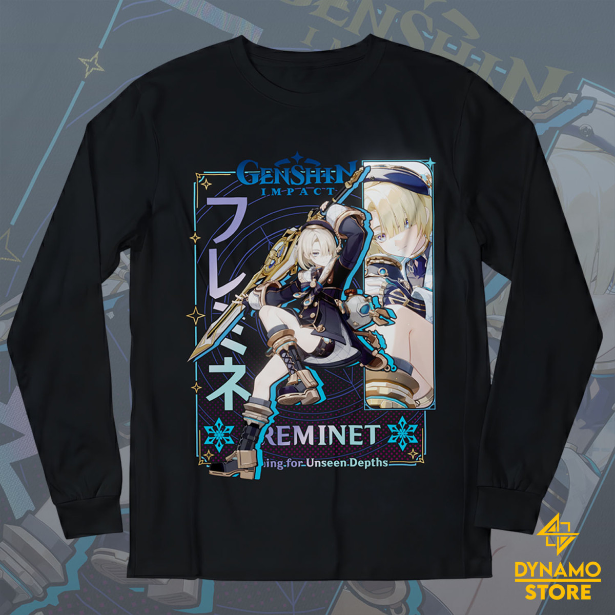 Freminet - Genshin Impact - Polera Manga Larga - MYTHRIL PRINT