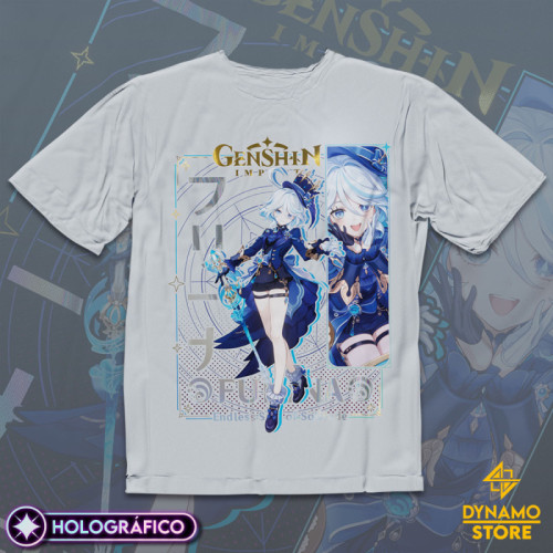 Furina - Genshin Impact - Polera Holográfica - MYTHRIL PRINT