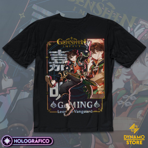 Gaming - Genshin Impact - Polera Holográfica - MYTHRIL PRINT