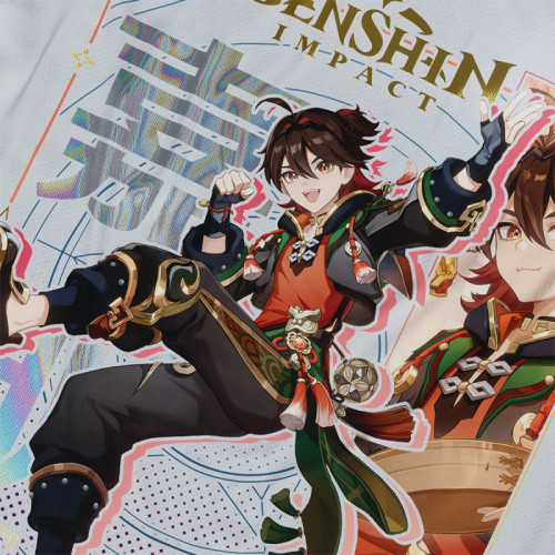 Gaming - Genshin Impact - Polera Holográfica - MYTHRIL PRINT