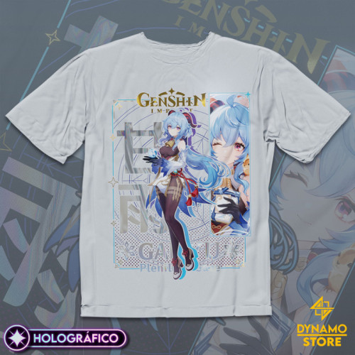 Ganyu - Genshin Impact - Polera Holográfica - MYTHRIL PRINT