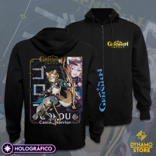 Gorou - Genshin Impact - Poleron Holográfica - MYTHRIL PRINT
