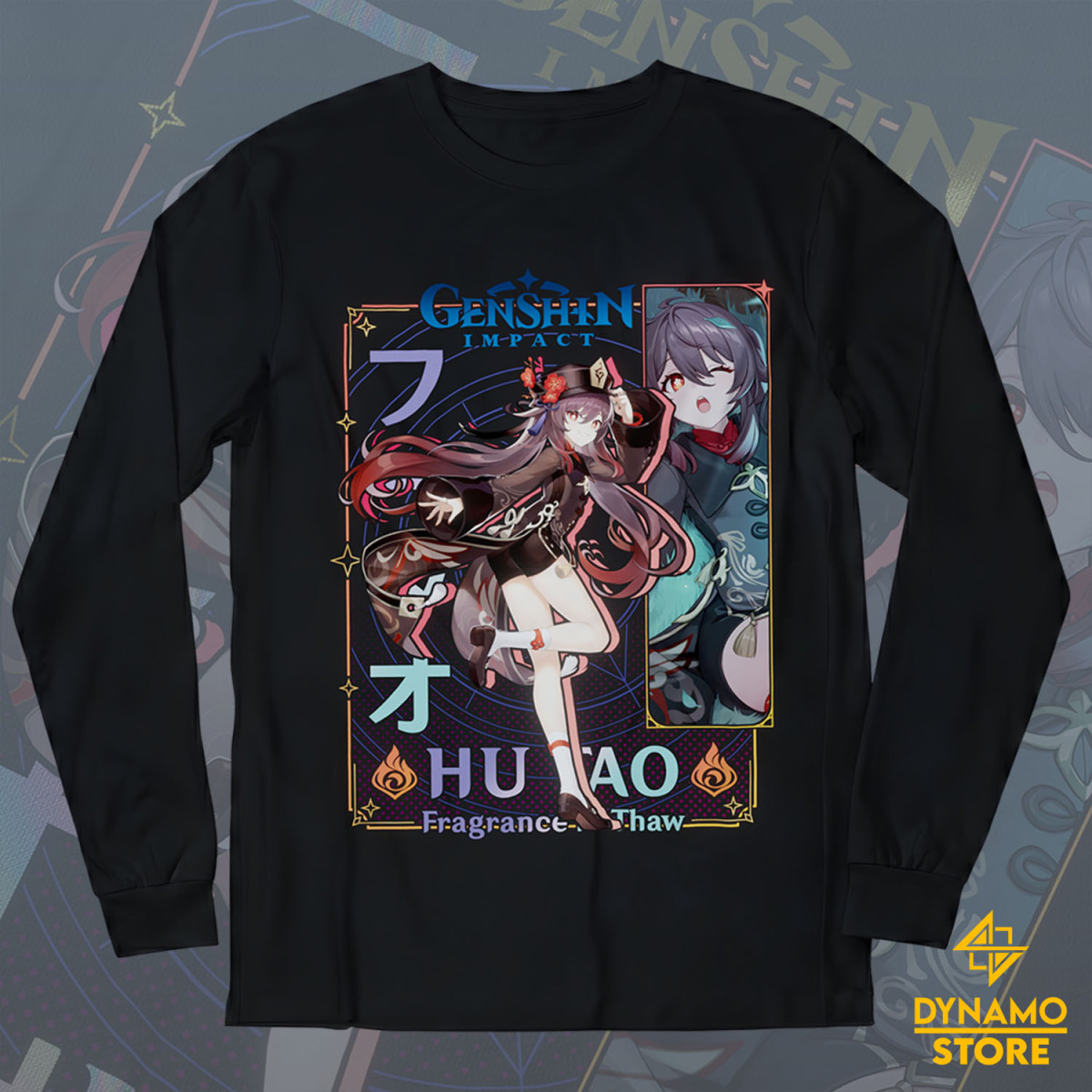Hu Tao - Genshin Impact - Polera Manga Larga - MYTHRIL PRINT