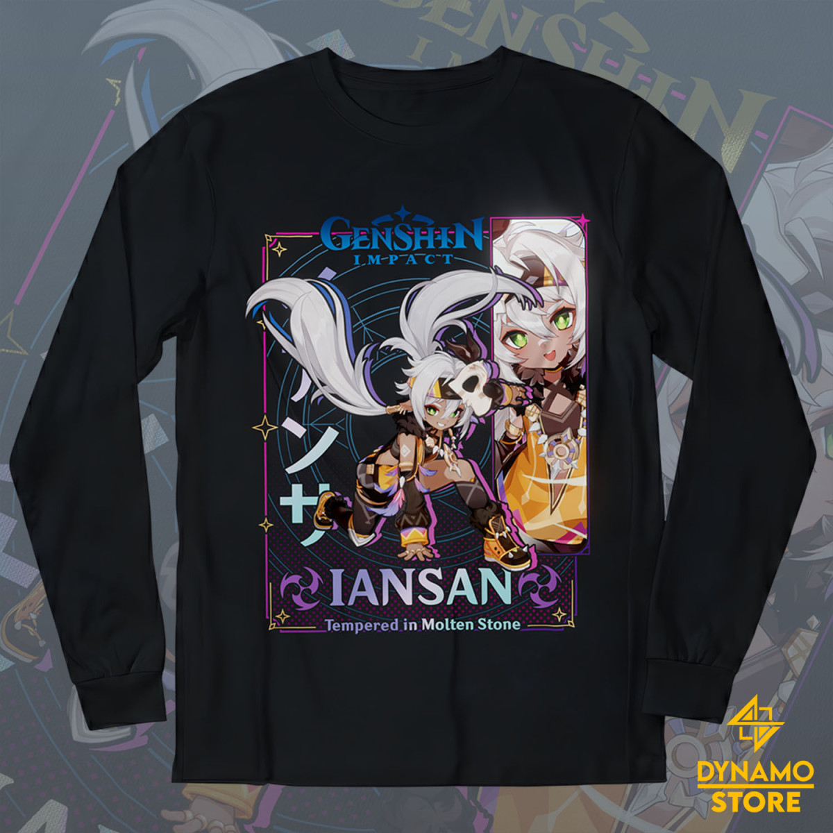 Iansan - Genshin Impact - Polera Manga Larga - MYTHRIL PRINT