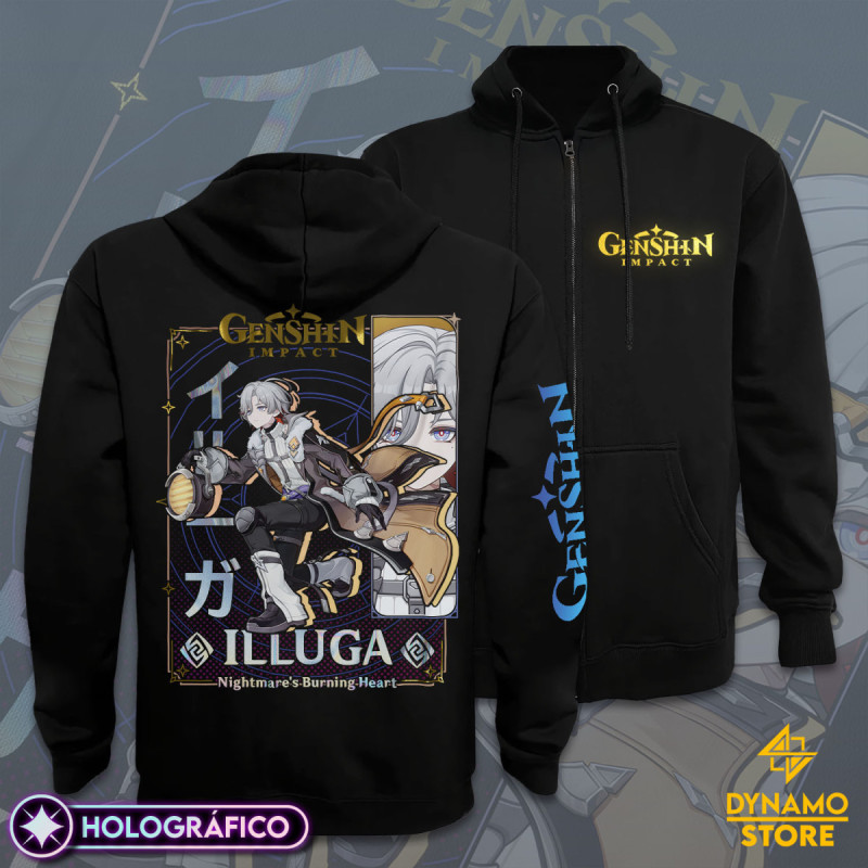 Illuga - Genshin Impact - Poleron Holográfica - MYTHRIL PRINT