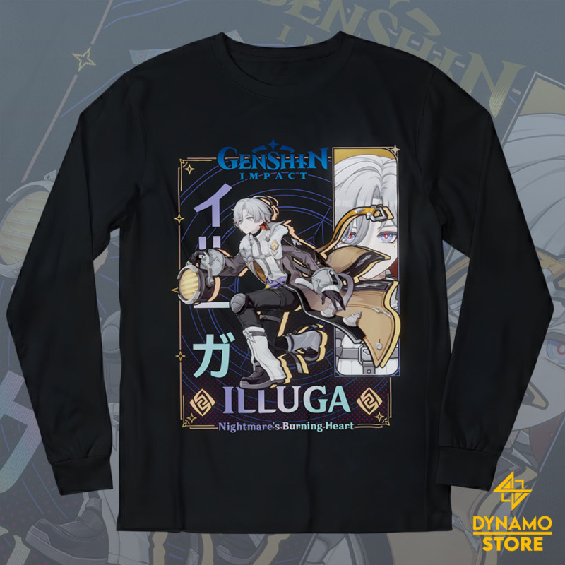 Illuga - Genshin Impact - Polera Manga Larga - MYTHRIL PRINT