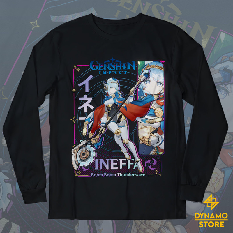 Ineffa - Genshin Impact - Polera Manga Larga - MYTHRIL PRINT