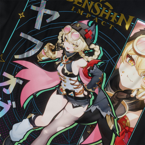 Jahoda - Genshin Impact - Polera Holográfica - MYTHRIL PRINT