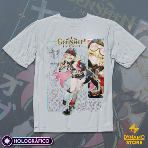Jahoda - Genshin Impact - Polera Holográfica - MYTHRIL PRINT