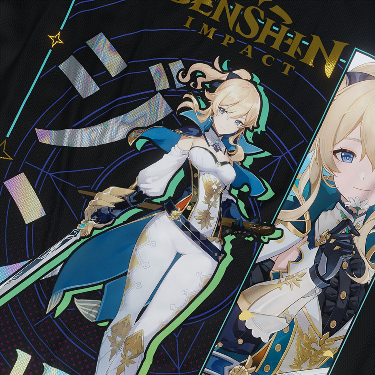 Jean - Genshin Impact - Polera Holográfica - MYTHRIL PRINT