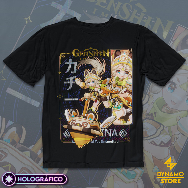 Kachina - Genshin Impact - Polera Holográfica - MYTHRIL PRINT