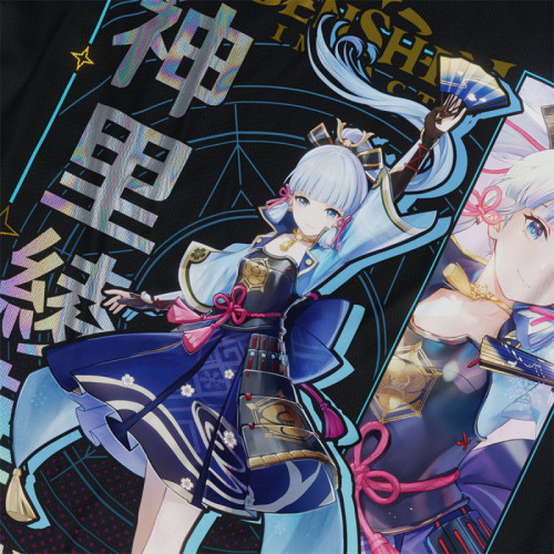 Kamisato Ayaka - Genshin Impact - Polera Holográfica - MYTHRIL PRINT