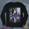 Kamisato Ayaka - Genshin Impact - Polera Manga Larga Holográfica - MYTHRIL PRINT