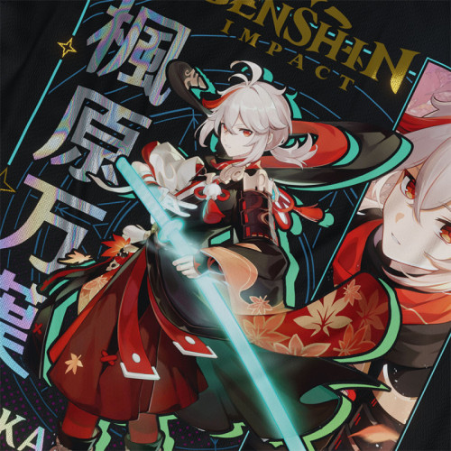Kazuha - Genshin Impact - Polera Holográfica - MYTHRIL PRINT