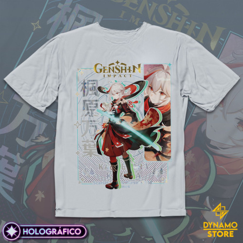Kazuha - Genshin Impact - Polera Holográfica - MYTHRIL PRINT