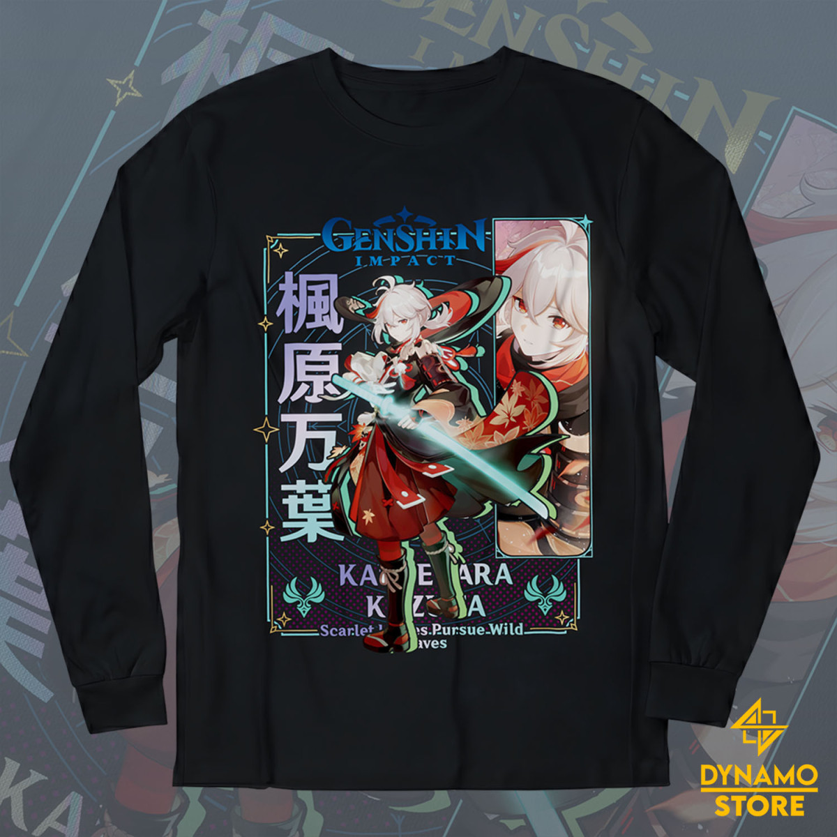 Kazuha - Genshin Impact - Polera Manga Larga - MYTHRIL PRINT
