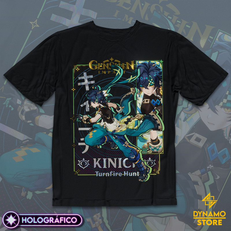 Kinich - Genshin Impact - Polera Holográfica - MYTHRIL PRINT