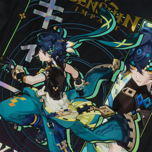 Kinich - Genshin Impact - Polera Holográfica - MYTHRIL PRINT