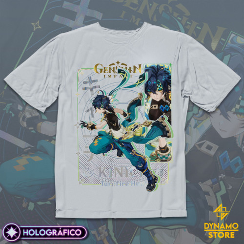 Kinich - Genshin Impact - Polera Holográfica - MYTHRIL PRINT